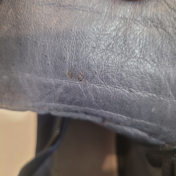 Moschino Men's Navy High-Top Sneakers Size 46/11.5 Made Italy - Picture 9 of 14